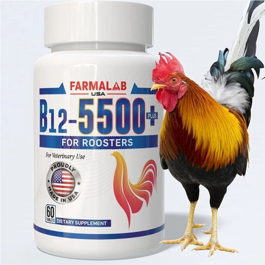 VITAMINA B12 5500 PARA GALLO GALLINAS POLLOS AVES DE CORRAL
